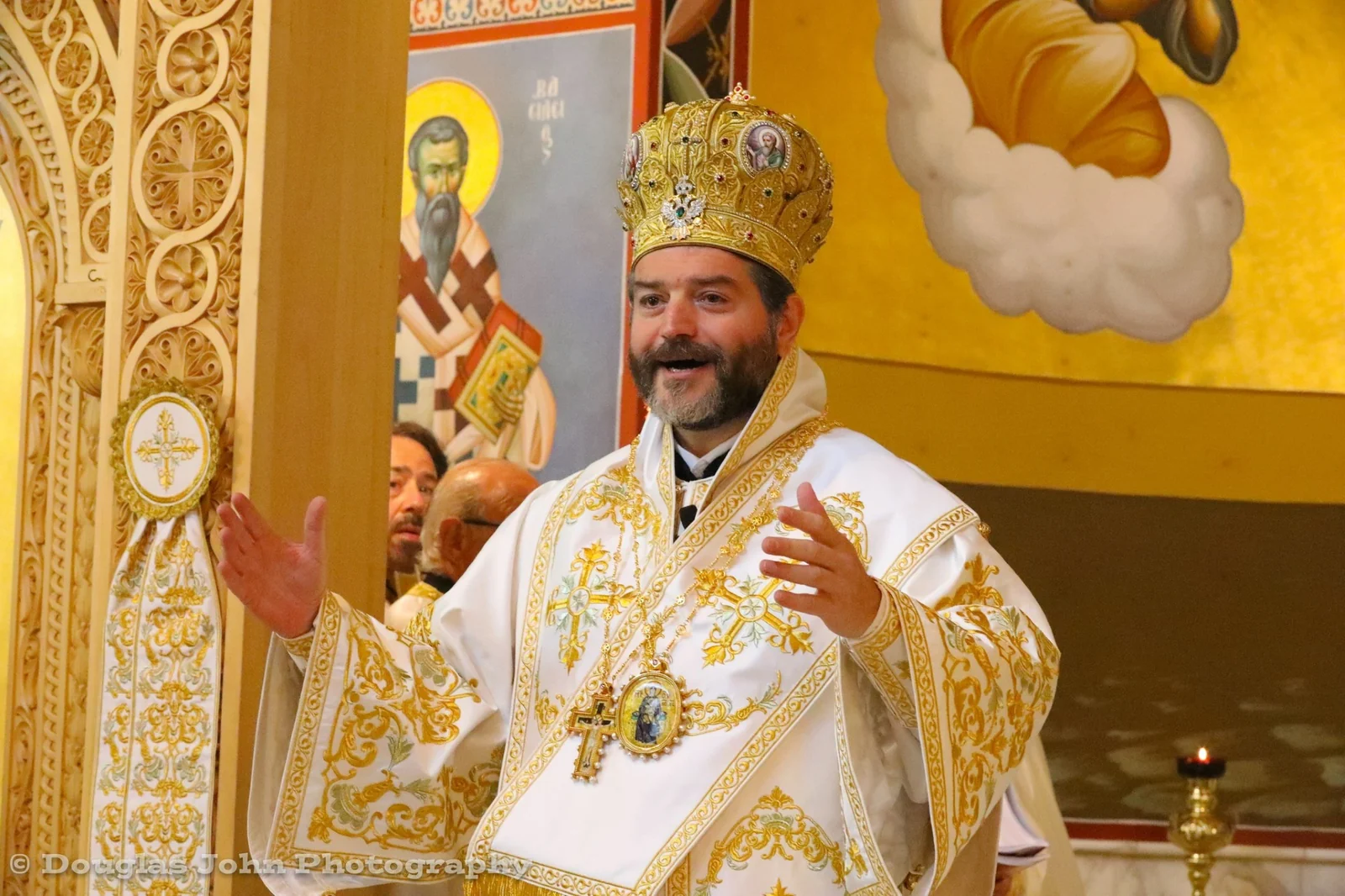 Metropolitan Apostolos at the 2024 consecration of St. Athanasios