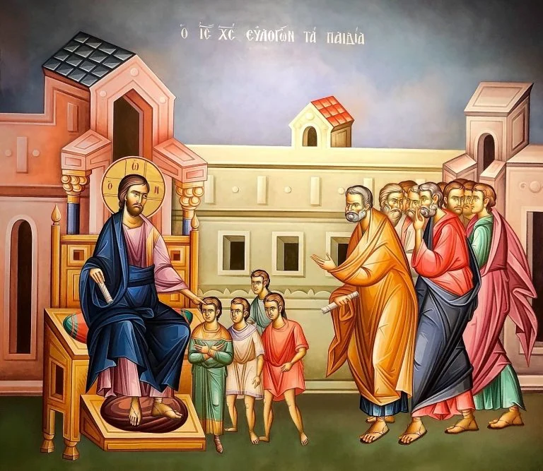 Orthodox mural inside St. Athanasios Church